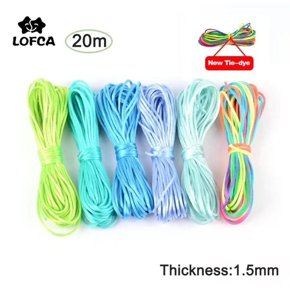 20m/Lot DIY Nylon Cords 1.5mm  - Knotting Cord Silk review and price