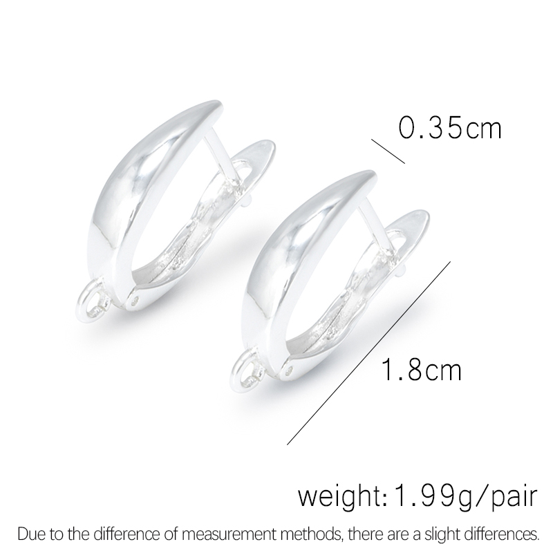 Sliver Color Earring Hooks Acc - Jewelry Making Class review and price