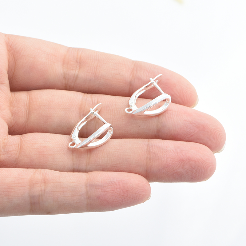 Sliver Color Earring Hooks Acc - Jewelry Making Class review and price