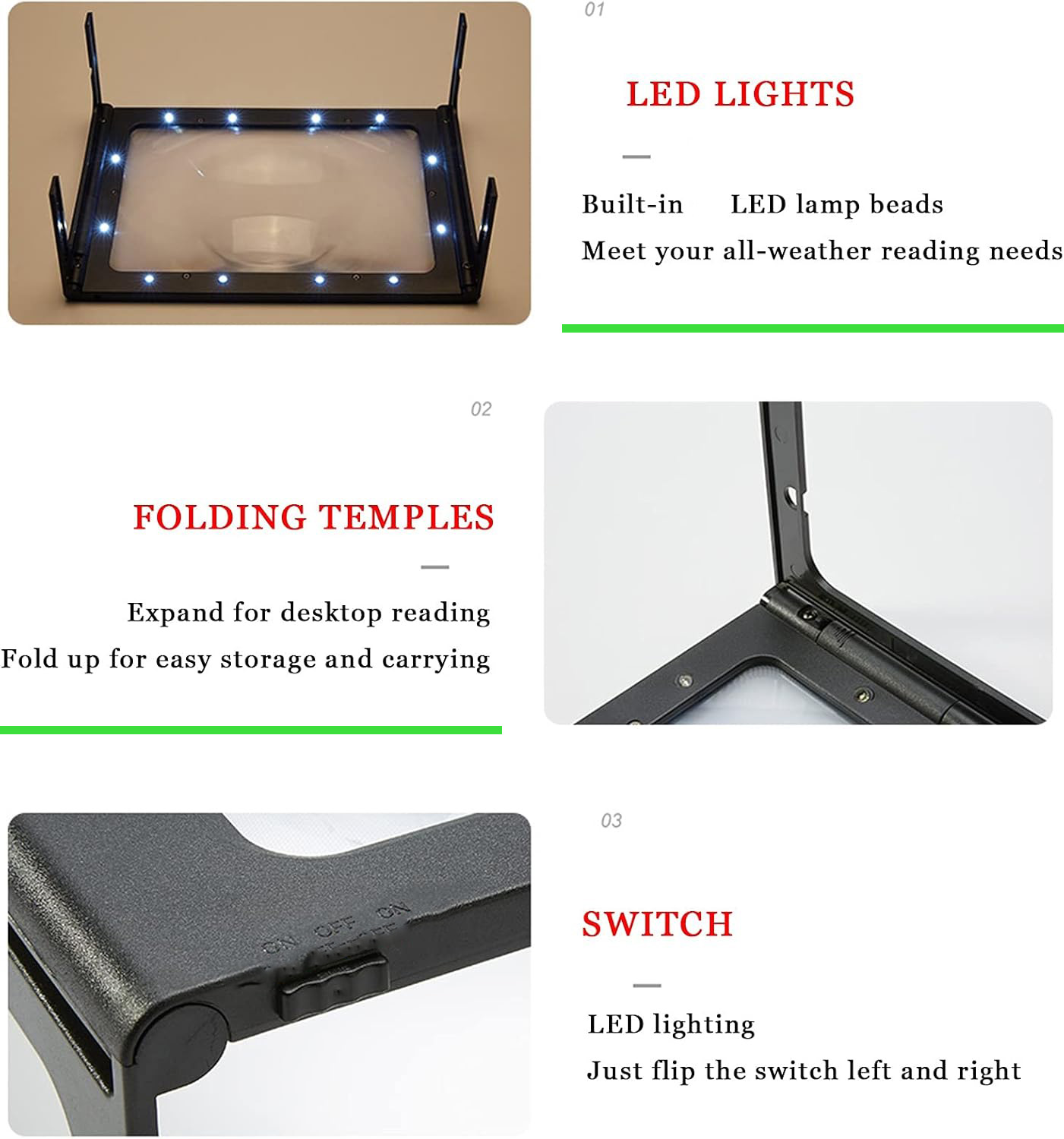 3X LED Magnifying Glass with S - Jewelry Making For Seniors review and price