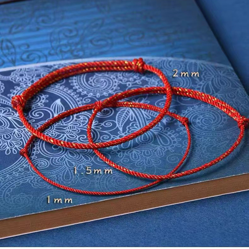 Handmade Red Lucky Knot Bracel - Knotting Cord Silk review and price