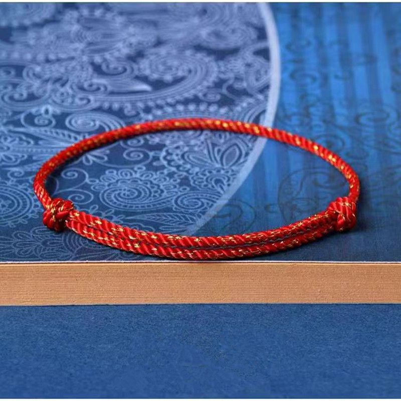 Handmade Red Lucky Knot Bracel - Knotting Cord Silk review and price
