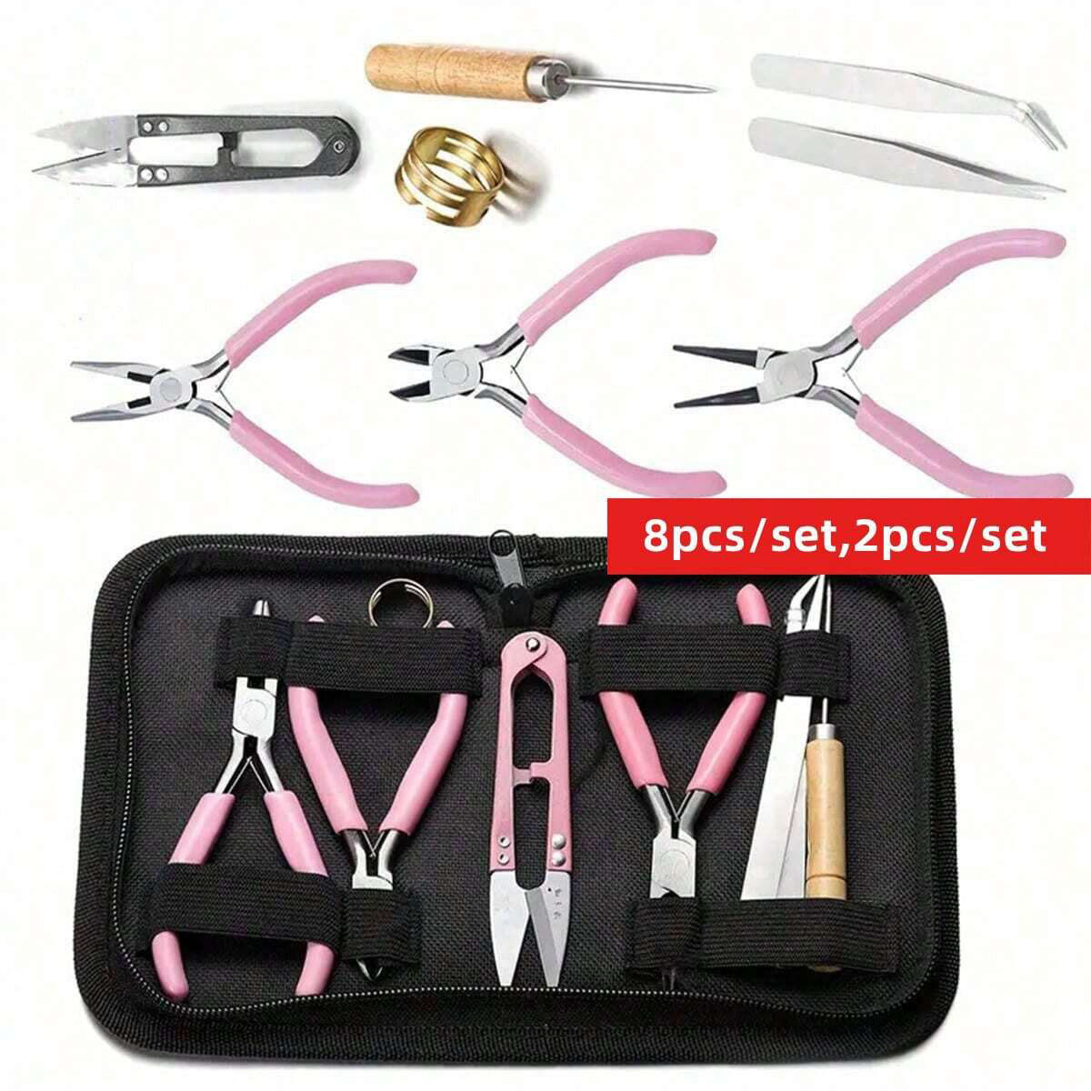 8pcs/set,2pcs/set Pink Senior  - Jewelry Making For Seniors review and price