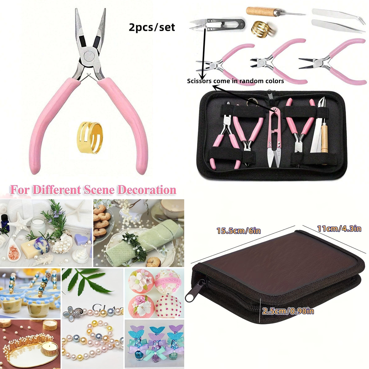 8pcs/set,2pcs/set Pink Senior  - Jewelry Making For Seniors review and price
