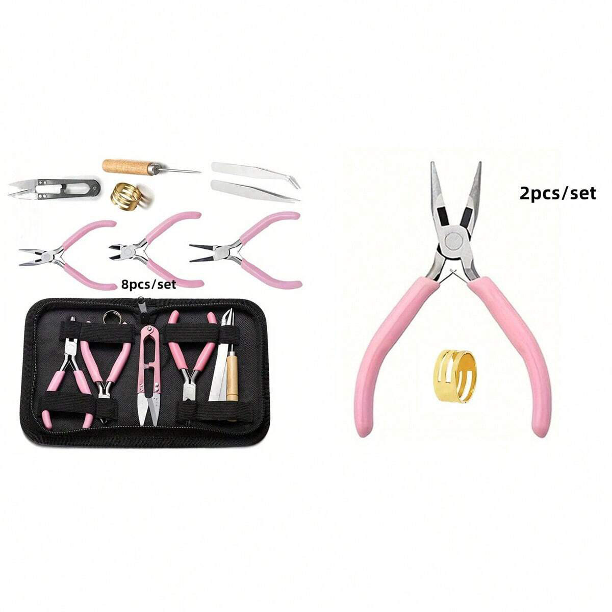8pcs/set,2pcs/set Pink Senior  - Jewelry Making For Seniors review and price