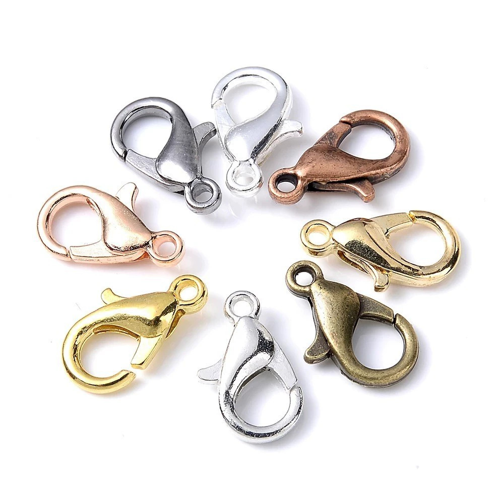 100pcs 9 12 14mm Zinc Alloy Lo - Jewelry Making Metal Supplies review and price