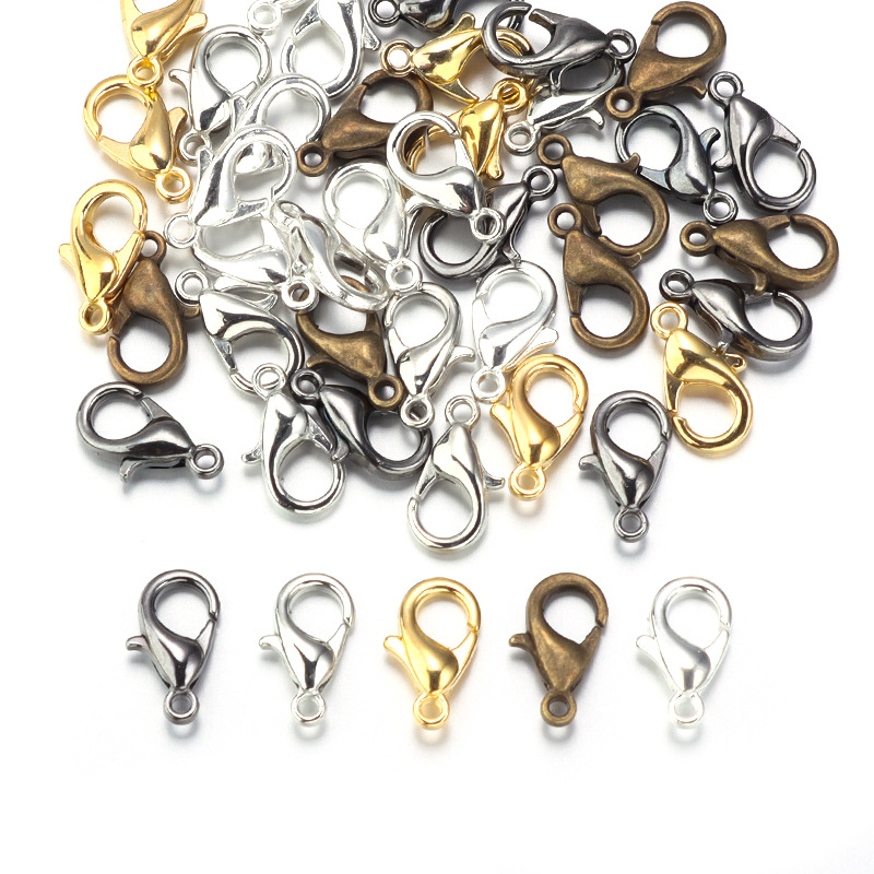 100pcs 9 12 14mm Zinc Alloy Lo - Jewelry Making Metal Supplies review and price