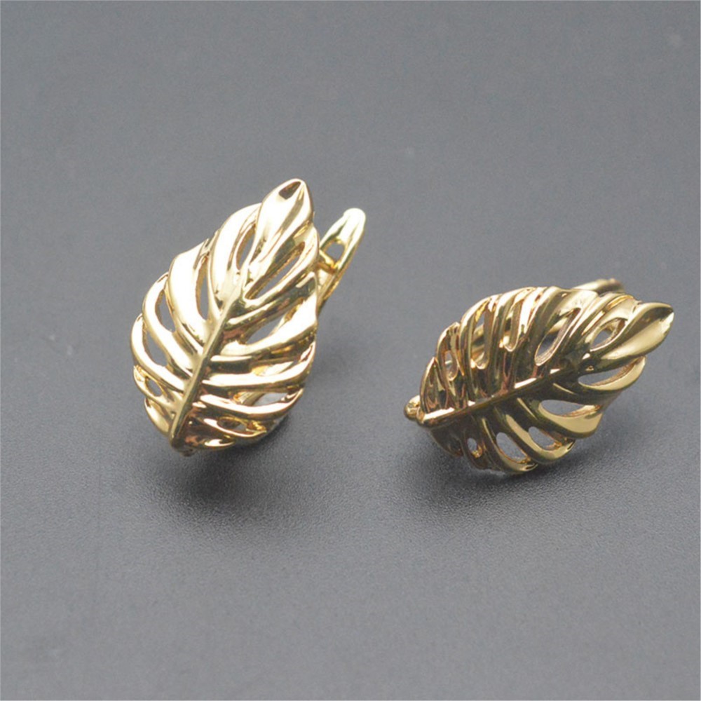 1/2Pcs 18K Gold Plated Brass L - Jewelry Making Metal Supplies review and price