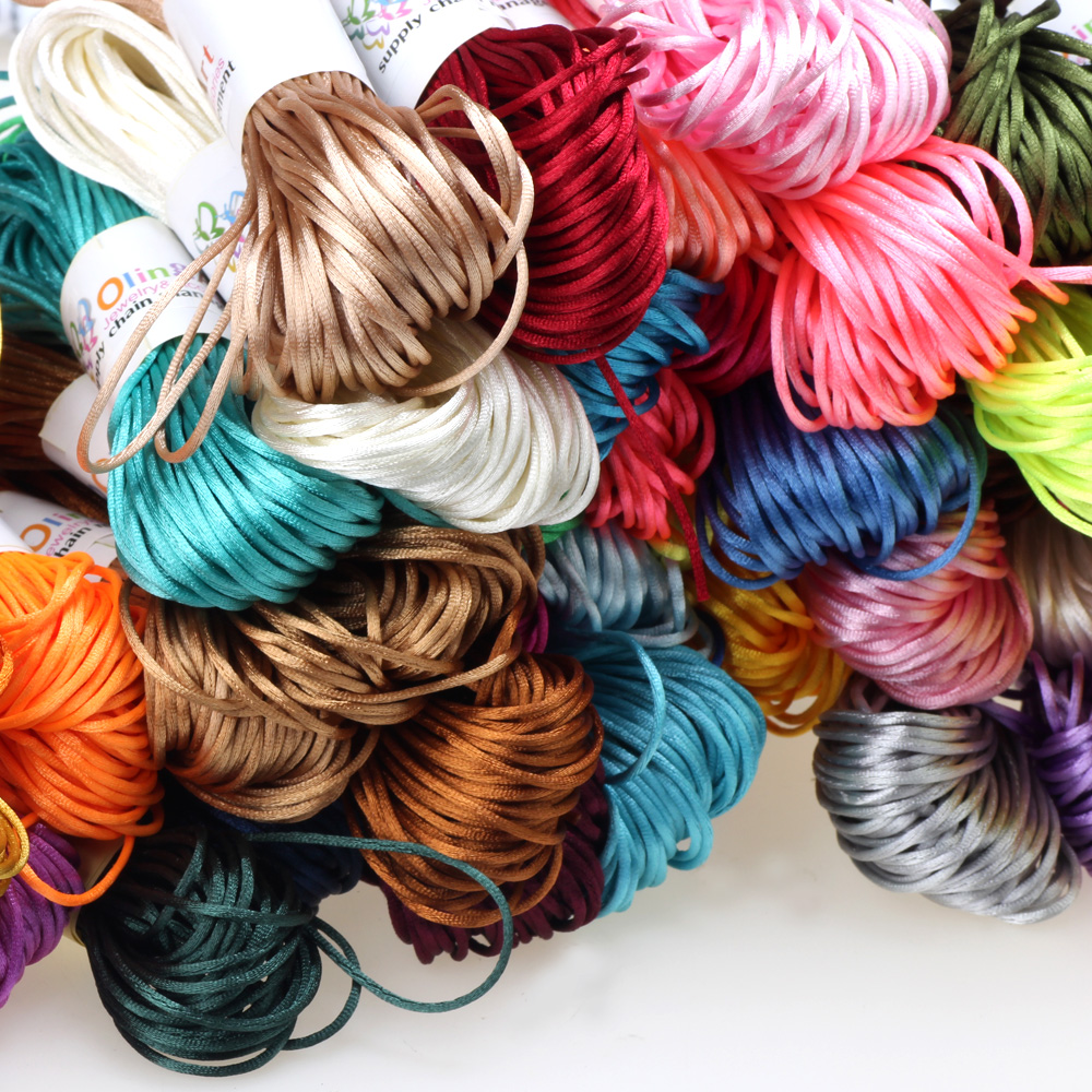 20yards/Lot 1.5mm/2.0MM Chines - Knotting Cord Silk review and price