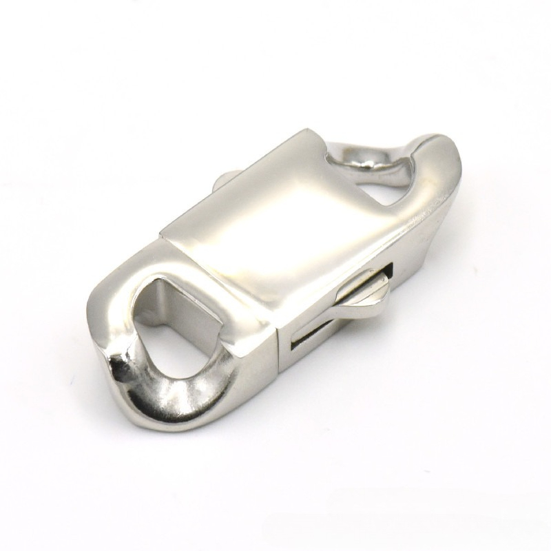 Stainless Steel Spring Clasp L - Jewelry Making Metal Supplies review and price