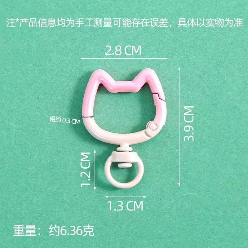 5-10PCS Gradient Cute Cat Clas - Jewelry Making Metal Supplies review and price