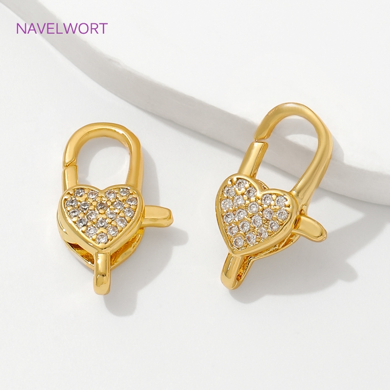 18K Gold Plated Inlaid Zircon  - Jewelry Making Metal Supplies review and price